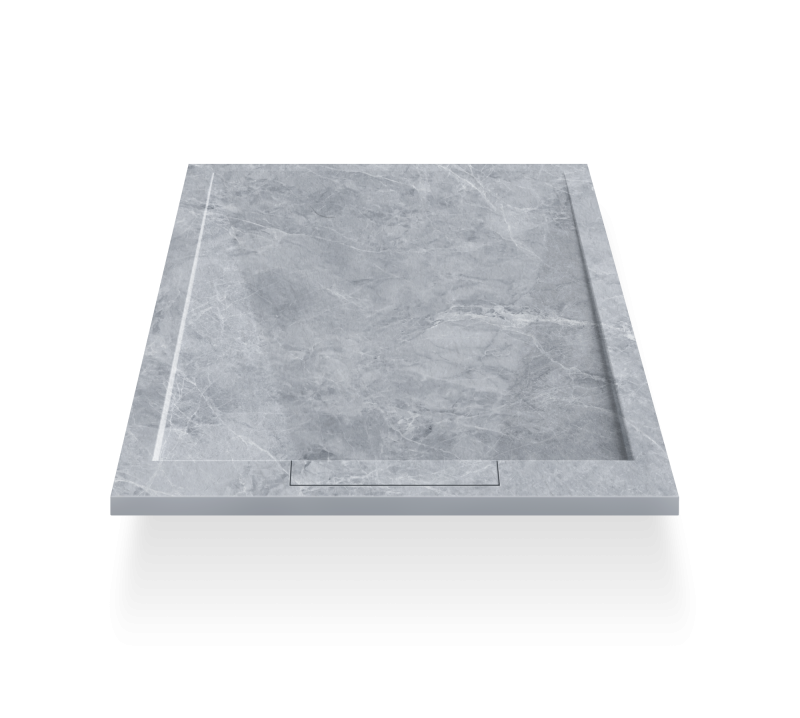 Поддон для душа Esbano Luxe ESPLM128VG серый мрамор