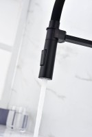 Смеситель для кухни Paulmark Halt Ha214021-AN с гибким изливом, антрацит Смеситель для кухни Paulmark Halt Ha214021-AN с гибким изливом, антрацит