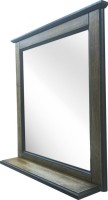 Зеркало Misty Винтаж 100 дуб, с полкой