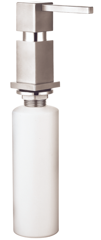 Дозатор для кухонной мойки Florentina Квадро stainless steel