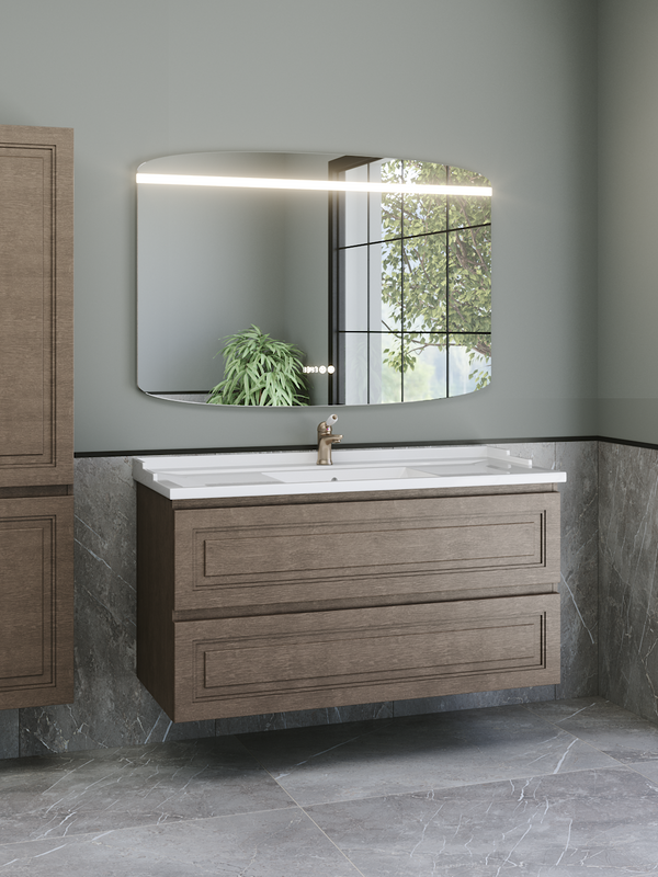 Мебель для ванной комнаты Caprigo Wales 120 шоколадный орех