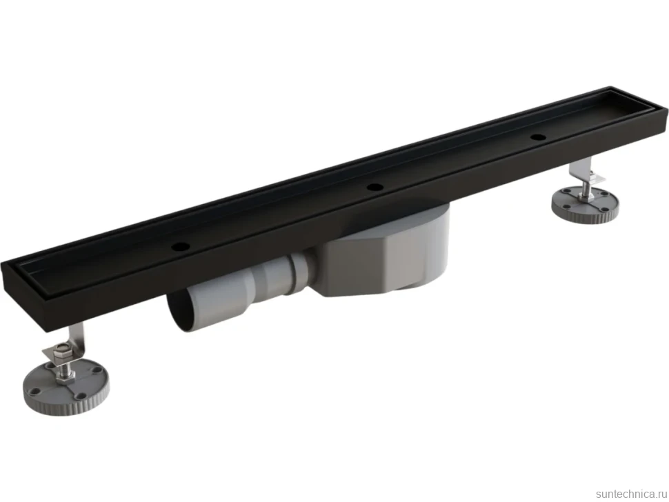 Душевой трап (лоток) RGW SDR-08B черный, 60 см