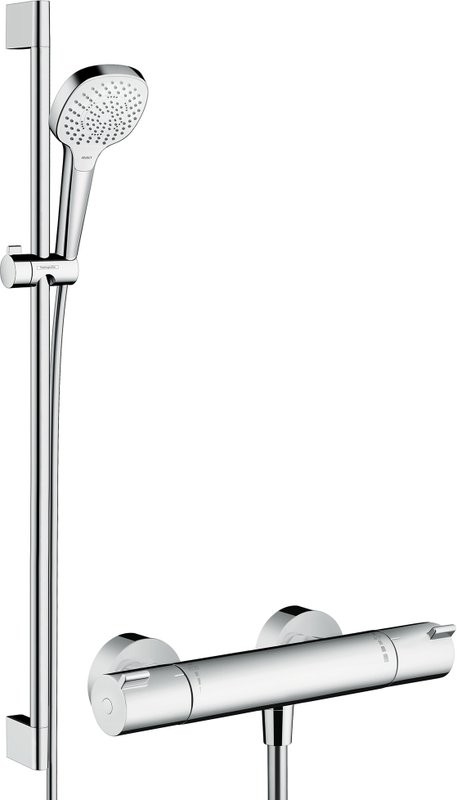 Термостатический смеситель Hansgrohe Ecostat 1001 CL ВМ 13211000 + Душевой гарнитур Hansgrohe Croma Select E Multi 26590400