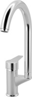 Комплект Мойка Paulmark Kroner PM215951-BS брашированная нержавеющая сталь + Смеситель MEGA Snow MG-SH03 хром