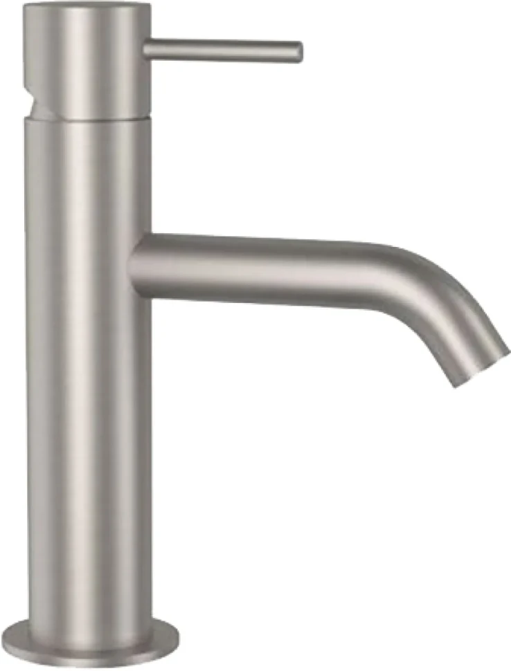 Смеситель для раковины Remer X Style Inox SSX10B с донным клапаном click-clack