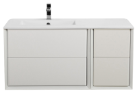 Тумба с раковиной Cezares Bellagio 106 L bianco opaco