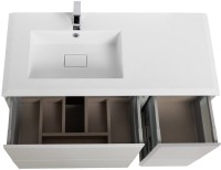 Тумба с раковиной Cezares Bellagio 106 L bianco opaco
