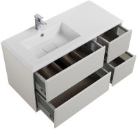 Тумба с раковиной Cezares Bellagio 106 L bianco opaco