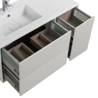 Тумба с раковиной Cezares Bellagio 106 L bianco opaco