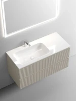 Мебель для ванной комнаты Sancos Snob T 100 см, L, beige soft