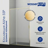 Душевая дверь в нишу Wasserkraft Aisch 55P 55P04