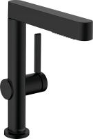 Смеситель для раковины Hansgrohe Finoris 230 76063670 матовый черный