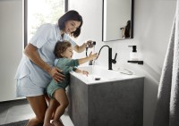 Смеситель для раковины Hansgrohe Finoris 230 76063670 матовый черный