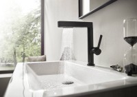 Смеситель для раковины Hansgrohe Finoris 230 76063670 матовый черный
