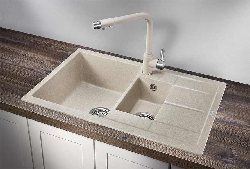 Мойка кухонная Granula 7802, пирит