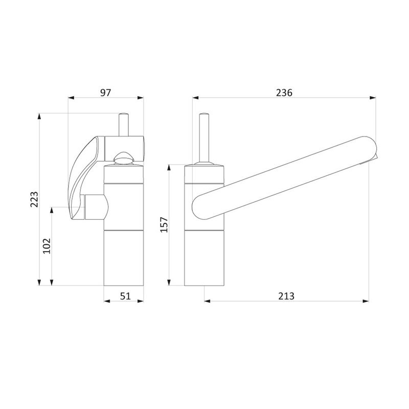Смеситель для кухни Damixa Arc 290007364