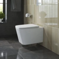 Унитаз подвесной BelBagno Due BB5171CH-TOR/SC безободковый Унитаз подвесной BelBagno Due BB5171CH-TOR/SC безободковый