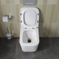 Унитаз подвесной BelBagno Due BB5171CH-TOR/SC безободковый