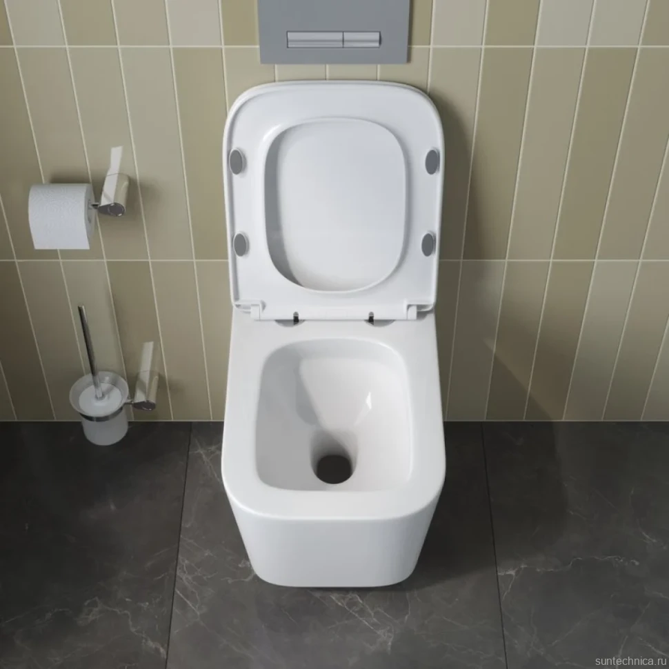 Унитаз подвесной BelBagno Due BB5171CH-TOR/SC безободковый