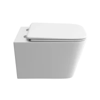 Унитаз подвесной BelBagno Due BB5171CH-TOR/SC безободковый Унитаз подвесной BelBagno Due BB5171CH-TOR/SC безободковый