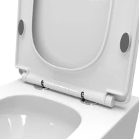 Унитаз подвесной BelBagno Due BB5171CH-TOR/SC безободковый Унитаз подвесной BelBagno Due BB5171CH-TOR/SC безободковый
