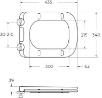 Унитаз подвесной BelBagno Due BB5171CH-TOR/SC безободковый