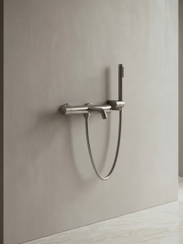 Смеситель для ванны с душем AltroBagno Unione 0225Ni никель