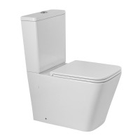 Унитаз-компакт напольный BelBagno Ardente-R BB02093CPR/SC безободковый, крышка с микролифтом, бачок BB02093T