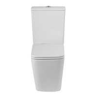 Унитаз-компакт напольный BelBagno Ardente-R BB02093CPR/SC безободковый, крышка с микролифтом, бачок BB02093T