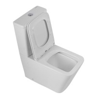 Унитаз-компакт напольный BelBagno Ardente-R BB02093CPR/SC безободковый, крышка с микролифтом, бачок BB02093T