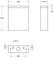 Унитаз-компакт напольный BelBagno Ardente-R BB02093CPR/SC безободковый, крышка с микролифтом, бачок BB02093T