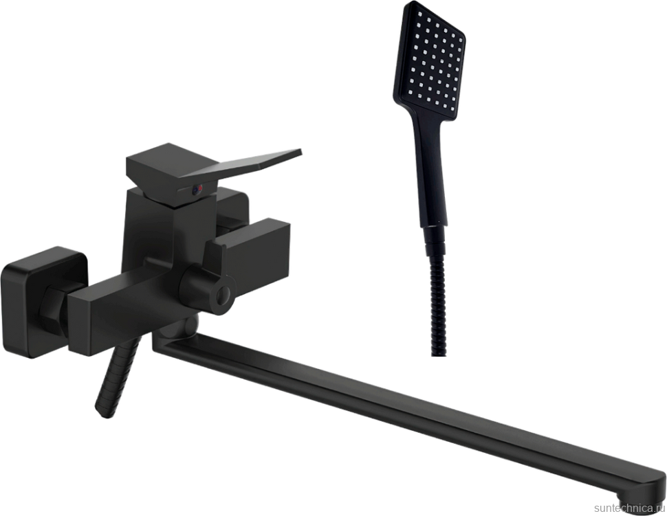 Смеситель с длинным изливом для ванны Haiba HB22818-7