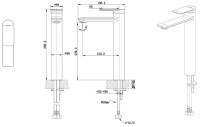 Смеситель для раковины Bravat Eddie Black F1369402BW-A9-ENG черный