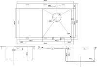 Мойка кухонная Seaman Eco Marino SMV-780L amethyst
