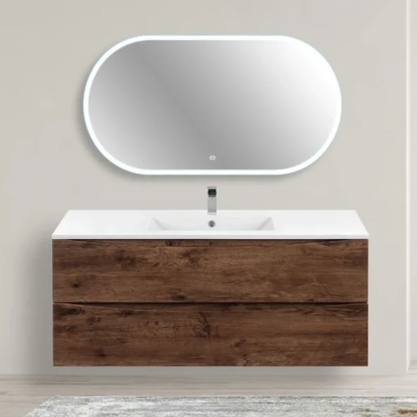 Мебель для ванной комнаты Vincea Mia 120 темный дуб