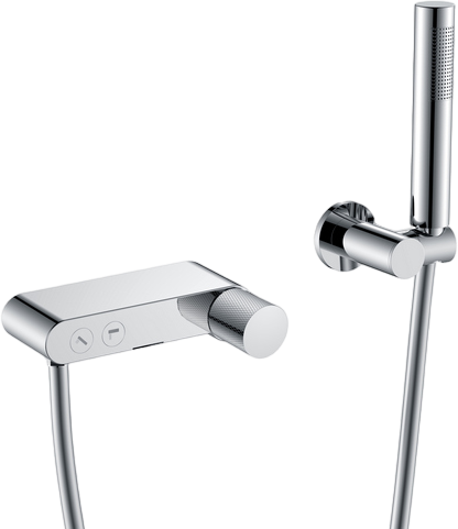 Смеситель для ванны с душем Boheme Stick 123-CRCR.2 chrome touch chrome