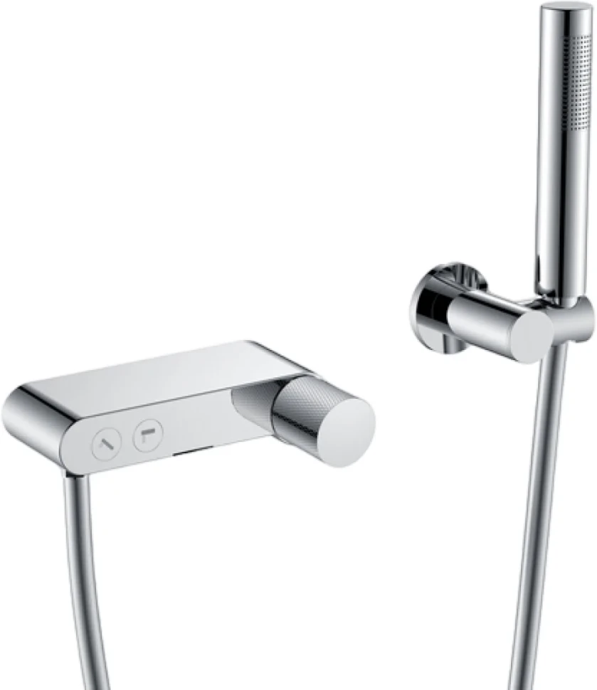 Смеситель для ванны с душем Boheme Stick 123-CRCR.2 chrome touch chrome