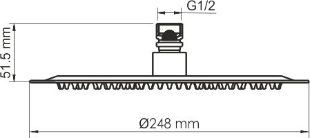 Верхний душ Wasserkraft Sauer A208