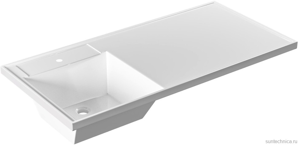 Мебель для ванной комнаты СаНта Марс 38 L 1 ящик, подвесная, для стиральной машины