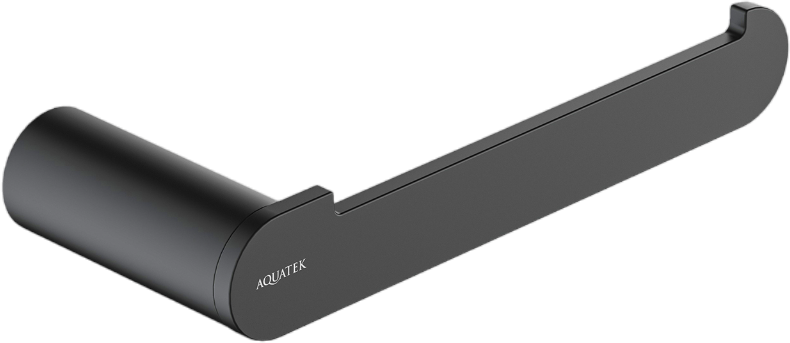 Держатель туалетной бумаги AQUATEK Лира AQ4408MB матовый черный