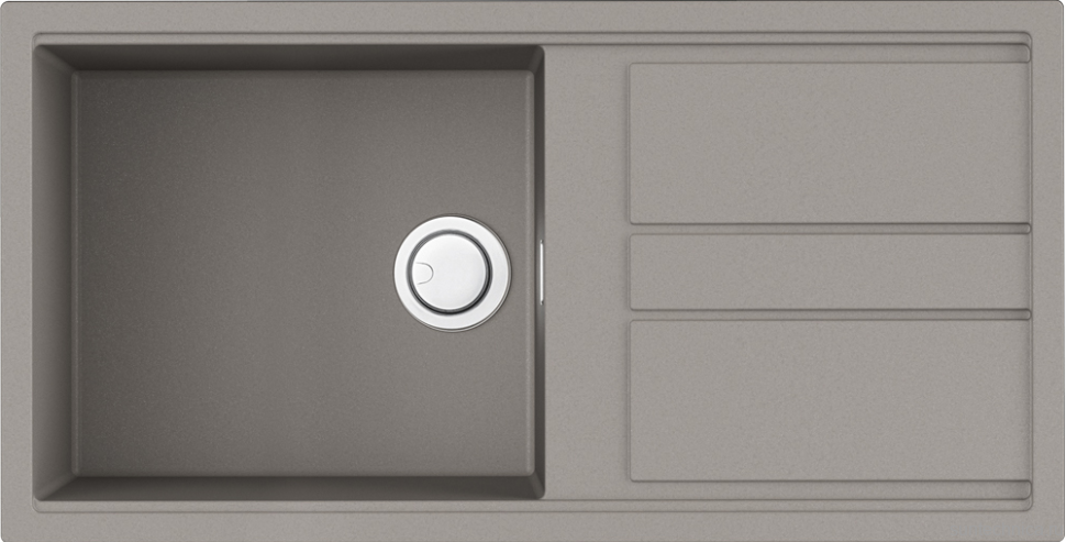 Комплект Мойка Omoikiri Kitagawa 100 leningrad grey + Измельчитель Nagare 500