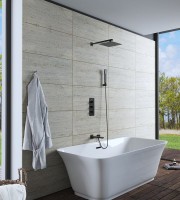 Душевой комплект Timo Petruma SX-5049/03SM с термостатом, черный