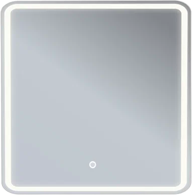 Зеркало Emmy Моника 250654 80х80, белое, с LED-подсветкой