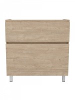 Тумба с раковиной Teymi Laina 80 напольная, светлый дуб