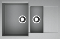 Комплект Мойка Omoikiri Daisen 78-2-GR leningrad grey + Измельчитель Nagare 750