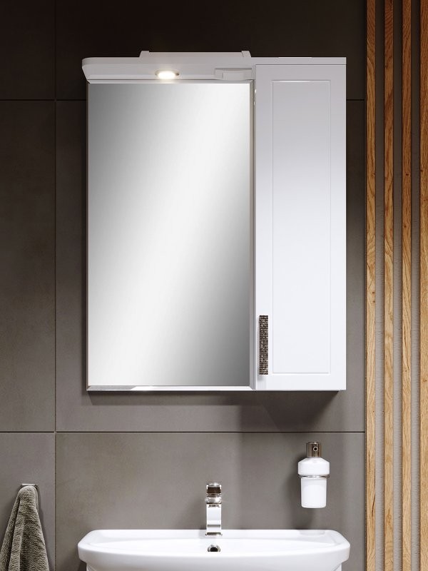 Зеркало-шкаф Alavann Vittoria 60/2"-01 R с подсветкой