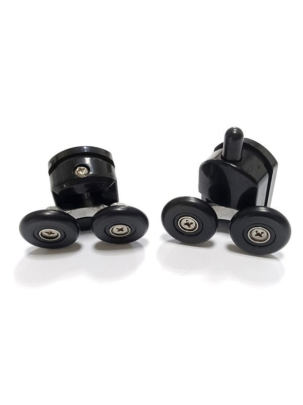 Душевой уголок Abber Schwarzer Diamant AG30120BMH-S80BM-S80BM 120х80 см, профиль матовый черный, стекло матовое