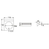 Ершик Rose RG16H RG1600H черный