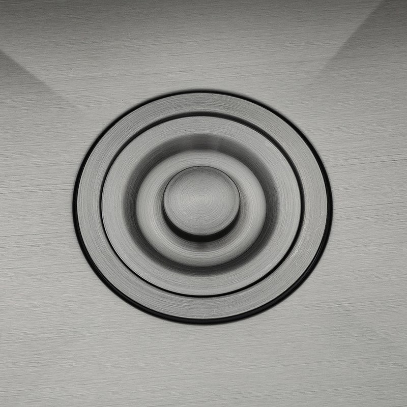 Мойка кухонная Gappo GS5040-6 с коландером, графит