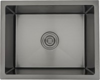 Мойка кухонная Gappo GS5040-6 с коландером, графит